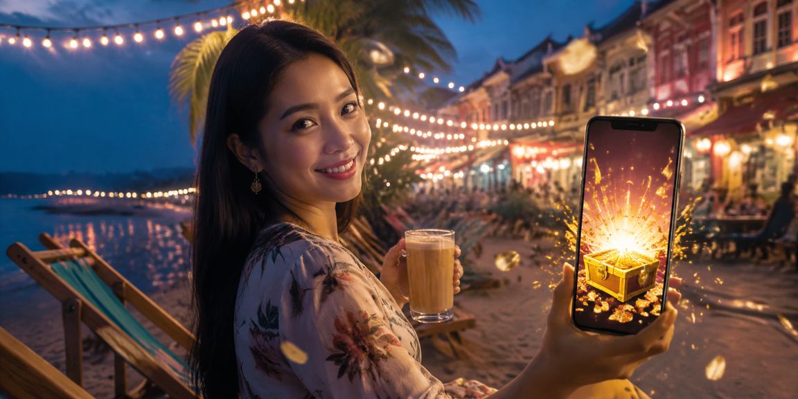 Antara muka kasino mudah alih poker fd2r di Melaka pada skrin telefon
